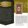 An open book displays the Lowbrow Tarot Major Arcana deck from Schiffer Publishing, Ltd., with Pop Surrealism art, artist Daniel Martin Diaz's bio, card descriptions, and a website link on a yellow and brown background.