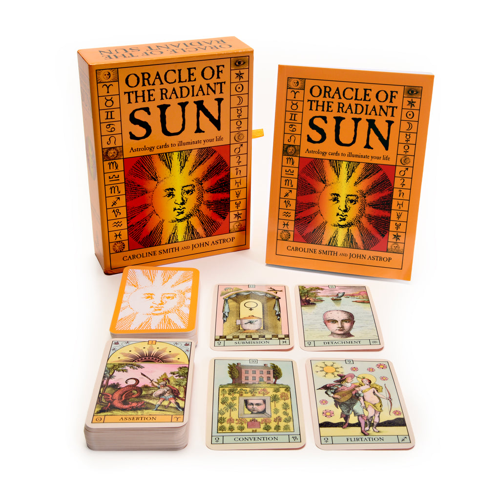 Oracle of the Radiant Sun : Astrology Cards to Illuminate Your Life (Oracle Kit Box Set with 84 Cards and Guide Book)
By Caroline Smith, John Astrop, and Eddison Books LTD