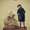 An illustration from Schiffer Publishing, Ltd.'s Kipper Oracle Cards shows a woman with baskets of bread reaching for a man in vintage attire. The ornate card, labeled 5 The Good Lord, echoes classic German fortune-telling designs.