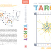 Book cover for The Transparent Tarot (2nd Edition, Deck and Guidebook Box Set) by Schiffer Publishing, Ltd., featuring transparent tarot cards, a geometric star motif, and informative text about the deck’s unique features.