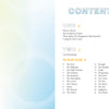 On the left, a soft blue and green dotted background frames the table of contents; on the right, section headings and page numbers detail The Transparent Tarot (2nd Edition) topics and Major Arcana meanings from Schiffer Publishing, Ltd.