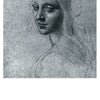 A pencil sketch of a wavy-haired woman gazes at the viewer on a textured gray background. Below, “LADY of EARTH” appears in elegant serif font, inspired by Da Vinci Enigma Tarot (Schiffer Publishing, Ltd.) artistry.