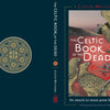 The Celtic Book of the Dead from Schiffer Publishing, Ltd. features a red cover with illustrated birds with human faces and a red fish. The title and author’s name are in pale letters on the right, inspired by oracle cards and the Voyage of Maelduin.