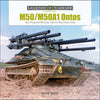M50/M50A1 Ontos self-propelled multiple 106 mm recoilless rifle on a clear sky background