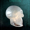 The "Oracle of the Crystal Skulls" by Schiffer Publishing, Ltd. features a striking crystal skull sculpture set against a dark textured background with EINSTEIN above, capturing the mystical allure and spiritual intrigue of crystal skulls.