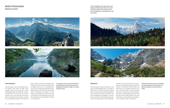 “The Wild Alps” by Schiffer Publishing, Ltd. captures the serene charm of Alpine landscapes, blending mountain and water vistas in stunning photography reminiscent of the majestic Alps.