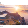 Experience breathtaking natural scenery with "The Colors of the Earth" by Schiffer Publishing, Ltd.—a stunning European mountain sunrise with jagged peaks, rocky terrain, and a sea of clouds awash in warm golden hues.