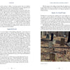 An open book, "Hudson Valley History & Mystery, Volume 2" by Schiffer Publishing, Ltd., shows two pages with text and a grayscale cemetery photo under the heading “Death of a Small Town,” hinting at Hudson River Valley history.