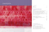 The Cumulative Cloth, Wet Techniques by Schiffer Publishing, Ltd. features a table of contents with a purple header and red, white, and pink textile design, listing chapters on dyeing, pigments, fabric design, sewing methods, appendices, resources, and index.