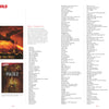 A book spread from Schiffer Publishing, Ltd.'s World Gone Wild, Restocked and Reloaded 2nd Edition showcases post-apocalyptic films with aliens, featuring images from Le Règne du Feu, Pulse 2, and The Darkest Hour.