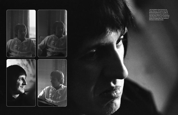 Teenage Wasteland from Schiffer Publishing, Ltd.: A black and white collage with four portraits of a man talking and one large close-up in shadow, with upper-right text referencing a Who Winterland era San Francisco concert.
