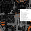 The contents page of "The Machinist Sculptor" by Schiffer Publishing, Ltd. overlays a detailed, circuit-inspired black and grey illustration with orange accents, echoing the precision and intricacy of modern machining art.