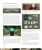 A page from "Core Bushcraft" by Schiffer Publishing, Ltd. shows knives, fire-starting tools, folding saw, first aid kit, headlamp, mug, and pouches with images and descriptions of each essential bushcraft item.