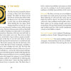 A spread from Schiffer Publishing, Ltd.'s "The Fool's New Journey Tarot" titled “1: THE MAZE” explores maze symbolism in modern Tarot, upright and reversed meanings, keywords, and features a winding maze illustration on the left page.
