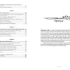 A book spread from Land Healing by Schiffer Publishing, Ltd. shows the table of contents with chapter titles and page numbers on the left, and a preface with decorative branch art introducing metaphysical healing on the right. Page 7 appears at the bottom.
