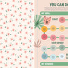 The KindKids Super Awesome Sticker Activity Book by Schiffer Publishing, Ltd. is a motivational habit tracker for kids, featuring pastel floral patterns, animals, plants, sticker rewards, goal sections, and pairs perfectly with the KindKids sticker book.