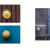 A close-up of a Venice door, showcasing the allure featured in "Doors of Venice" by Schiffer Publishing, Ltd.—a great addition to any historic Venice photography collection or photo book.