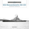 Book cover of 'USS Massachusetts (BB-59)' from 'Legends of Warfare' series by David Doyle.