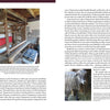 The left photo shows a sawmill with lumber; the right, a grey sheep in a pen. Both are from "For the Unremembered" by Schiffer Publishing, Ltd., which explores Cape Cod’s local and enslaved people’s history.