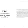 An open copy of "Ghosts and Eerie Legends of Chester County, Pennsylvania" by Schiffer Publishing, Ltd. reveals Chapter Two: Ghosts and Legends around Town. Pages 32 and 33 introduce local Pennsylvania ghost stories.