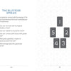 The Unifying Consciousness Tarot by Schiffer Publishing, Ltd. features The Blue Rose Spread: five cards in a cross. Instructions and five spiritual questions are listed on the left, with cards 1–5 shown on the right.
