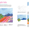 Creative Sketchbook Magic from Schiffer Publishing, Ltd. offers step-by-step illustrated art tutorials, guiding beginners to paint vibrant mountain landscapes with gouache—ideal for art lesson starters or daily art prompts.