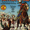 The cover of Comic Book Apocalypse! by Schiffer Publishing, Ltd. features a cowboy on horseback rounding up stampeding cattle with a gun drawn, as another cowboy ducks for cover beneath dramatic skies and swirling dust.