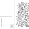 The Happy Day Coloring Postcards by Schiffer Publishing, Ltd. features a “Thank you!” jar with flowers and birds, postcard lines, and a heart envelope—ideal for coloring book fans.