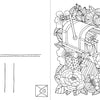 The Happy Day Coloring Postcards by Schiffer Publishing, Ltd. features a mailbox with flowers and gift boxes, plus postcard lines and a small envelope illustration—perfect for fans of coloring postcards.