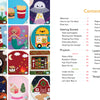 Felt Craft Fun by Schiffer Publishing, Ltd. features vibrant spreads with charming felt characters on the left and a sectioned, page-numbered step-by-step guide on the right—ideal for beginner embroidery enthusiasts.