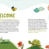 KindKids Let's Draw Nature by Schiffer Publishing, Ltd. features a cheerful welcome page with smiling animals and a sun, inviting kids to a step-by-step drawing activity book filled with nature scenes—perfect for budding young artists.