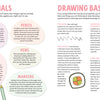 KindKids Let's Draw Cute Stuff by Schiffer Publishing, Ltd. is a colorful kids’ drawing book with step-by-step tips on pressure, shadows, highlights, line weight, and shapes, plus fun doodles and cute lessons on basics and materials.