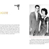 A black-and-white photo of a man in a suit and a woman in a dark dress, both facing the camera, appears in "Memoirs of a High Priest" by Schiffer Publishing, Ltd., with Spanish and English text suggesting links to magical history.