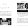Two book pages from "The Aviator" by Schiffer Publishing, Ltd.: Left, a black-and-white photo of Villa Chauving; right, four smiling Lafayette Escadrille WWI pilots in uniform posed on a balustrade.