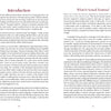 Two pages from Transcending Sexual Trauma by Schiffer Publishing, Ltd. discuss the author's experiences with sexual trauma. The left page is "Introduction," the right is "What Is Sexual Trauma?" Both address healing in two text columns.