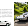 The Automobili Lamborghini Special Edition by Schiffer Publishing, Ltd. is shown in two photos: left, parked in profile against a white background; right, seen driving on a road from the front left side.