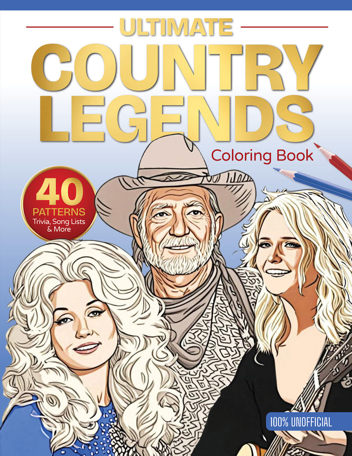 Ultimate Country Legends Coloring Book