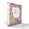 The Fantasy World Coloring Book MAGIC MEADOWS - ROYAL KINGDOM - MERMAIDS’ BAY by Schiffer Publishing, Ltd. features whimsical designs of flowers, mermaids, unicorns, and magical castles on a pastel-colored cover.