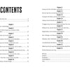 The table of contents from "Street Corner Talking, The Autobiography of Kim Simmonds" (Schiffer Publishing, Ltd.) lists chapters on Savoy Brown, British blues-rock, Kim Simmonds, music, blues, musicians, and personal experiences, with page numbers.