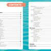 Table of contents for "Seashells of Cape Cod and the Islands" by Schiffer Publishing, Ltd.—explore Bivalves, Gastropods, Monoplacophs, and Cephalopods plus local beachcombing treasures on a blue wavy background with page numbers.