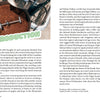 An open book, Drinkin' Up the Pacific Northwest by Schiffer Publishing, Ltd., displays text on regional beverage culture with “INTRODUCTION” in bold green letters and a photo of a rotating coffee drum nodding to Seattle coffee tours.