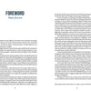An open copy of "The Peregrine Falcon" by Schiffer Publishing, Ltd. displays the Foreword by Pete Dunne discussing peregrine falcons—their history, decline, and recovery—across two cream-colored pages with black text.