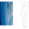 A full moon rises over Earth's blue atmosphere and clouds in this image, paired with a line drawing and color key from "The Earth from Space Coloring Book" by Schiffer Publishing, Ltd.—ideal for coloring inspired by satellite photos.