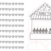 Under the Sea Besties" by Schiffer Publishing, Ltd. features black and white illustrations resembling a coloring book, with outlined hearts and dashed lines for cutting, including a bubble tea stand with six cups on the counter.