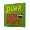 Punk and New Wave Record Ads by Schiffer Publishing, Ltd. is a green book with bold yellow and red text and a black circular label, showcasing a visual history of punk and new wave music via striking promotional art.