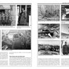 A two-page spread from "The 6th Waffen-SS Gebirgs (Mountain) Division Nord" by Schiffer Publishing, Ltd. shows WWII-era black-and-white photos of German soldiers, vehicles, and officers, with captions on operations like Operation Nordwind.