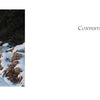 On the left, Embracing Light by Schiffer Publishing, Ltd. shows a snowy, rocky Mount Desert Island coast with a lighthouse and pine trees. On the right is a clean table of contents with chapters like Introduction, Seasons, and Winter.