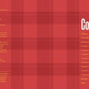 Image of Refreshed by Schiffer Publishing, Ltd.: a red plaid-patterned contents page with large "Contents" at the top and white text on the right listing chapters on breads, main dishes, healthy recipes, sweets, and more by Jim Bailey.
