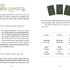 Two pages from The Wild Elemental Oracle by Schiffer Publishing, Ltd. show tarot and animal oracle spreads. The left explains single- and three-card layouts with card images; the right lists meanings like Situation, Challenge, and Mother Nature wisdom.
