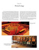 A page in The Complete Pinball Book by Schiffer Publishing, Ltd. features a close-up of a pinball playfield above vintage machines, with informative text between them exploring pinball history.